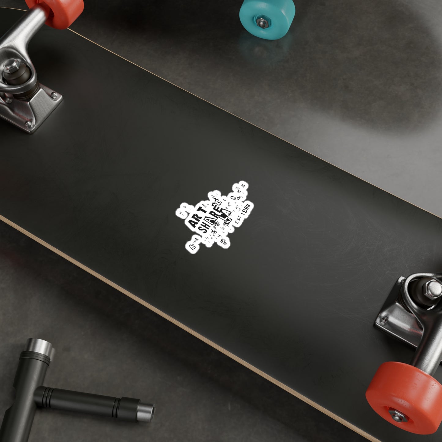 ART SHARE L.A. EST. 1998 Vinyl Stickers