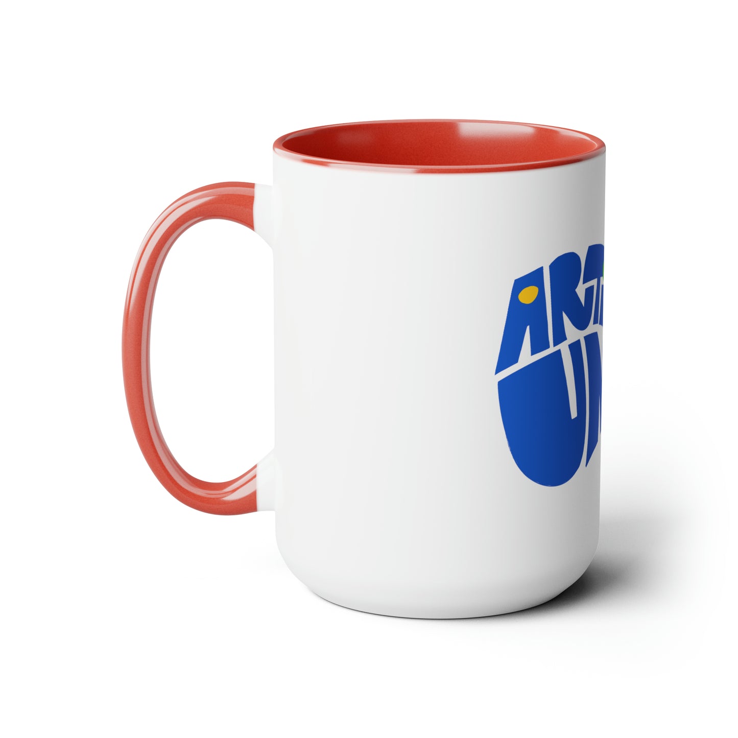 ARTISTS UNITE! Two-Tone Coffee Mugs, 15oz