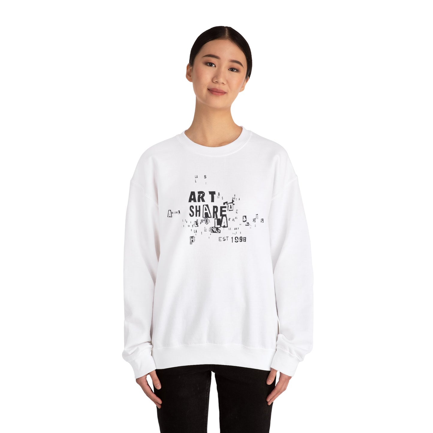 ART SHARE L.A. EST. 1998 Unisex Heavy Blend™ Crewneck Sweatshirt