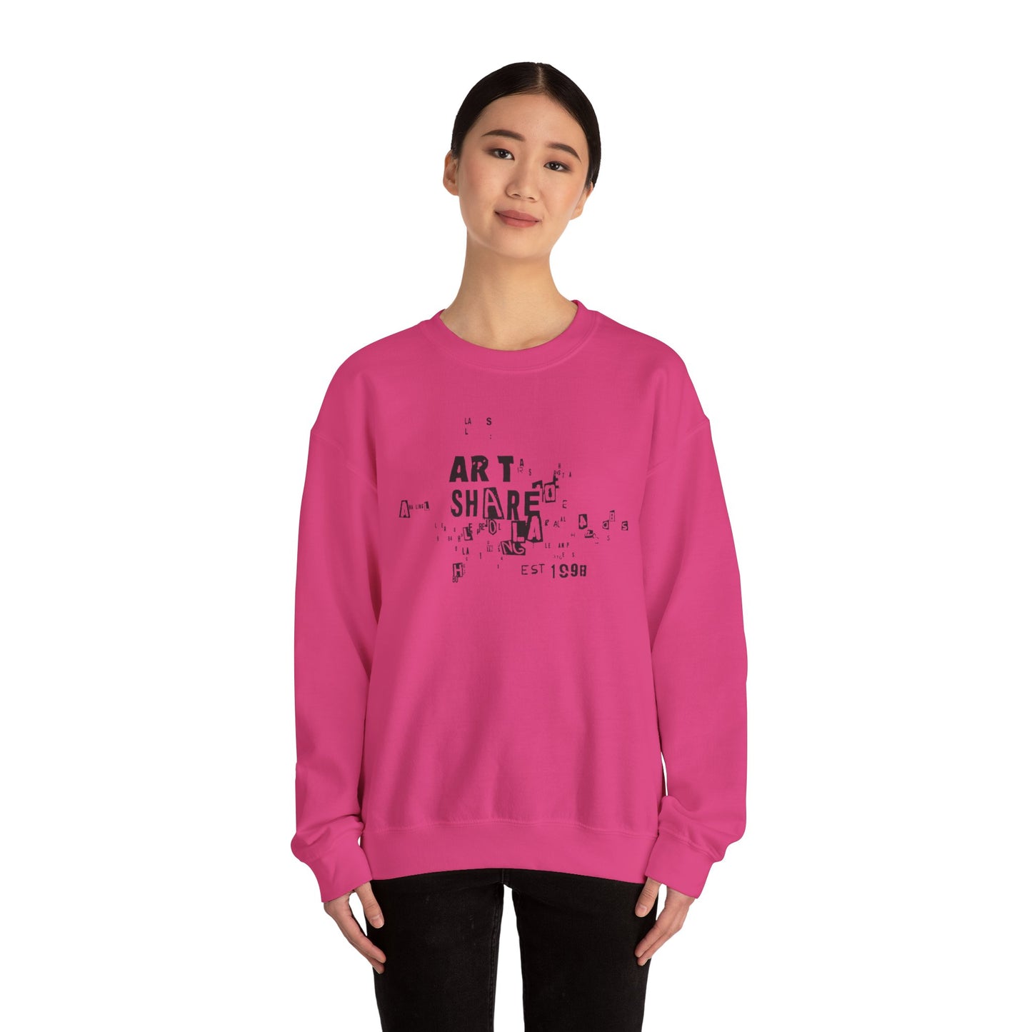 ART SHARE L.A. EST. 1998 Unisex Heavy Blend™ Crewneck Sweatshirt
