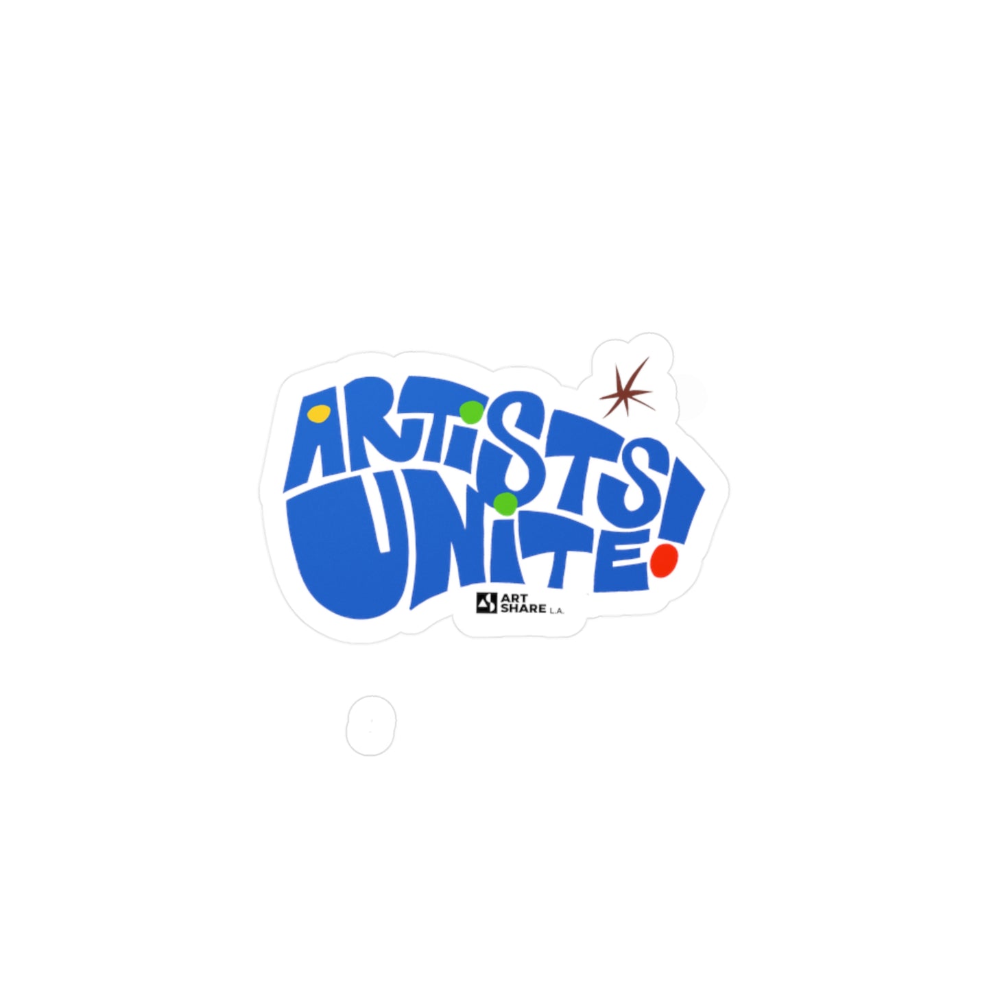 ARTISTS UNITE Vinyl Stickers