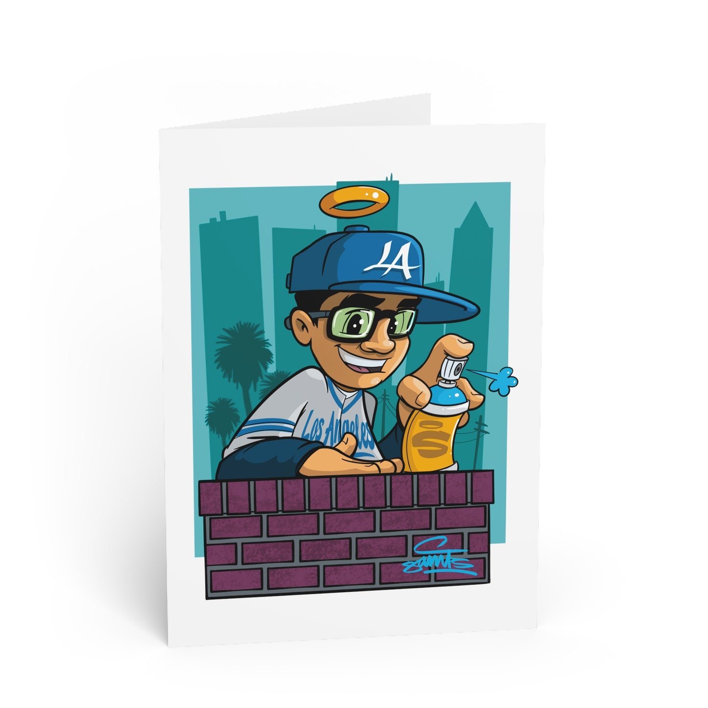 Limited Edition Saints Greeting Card