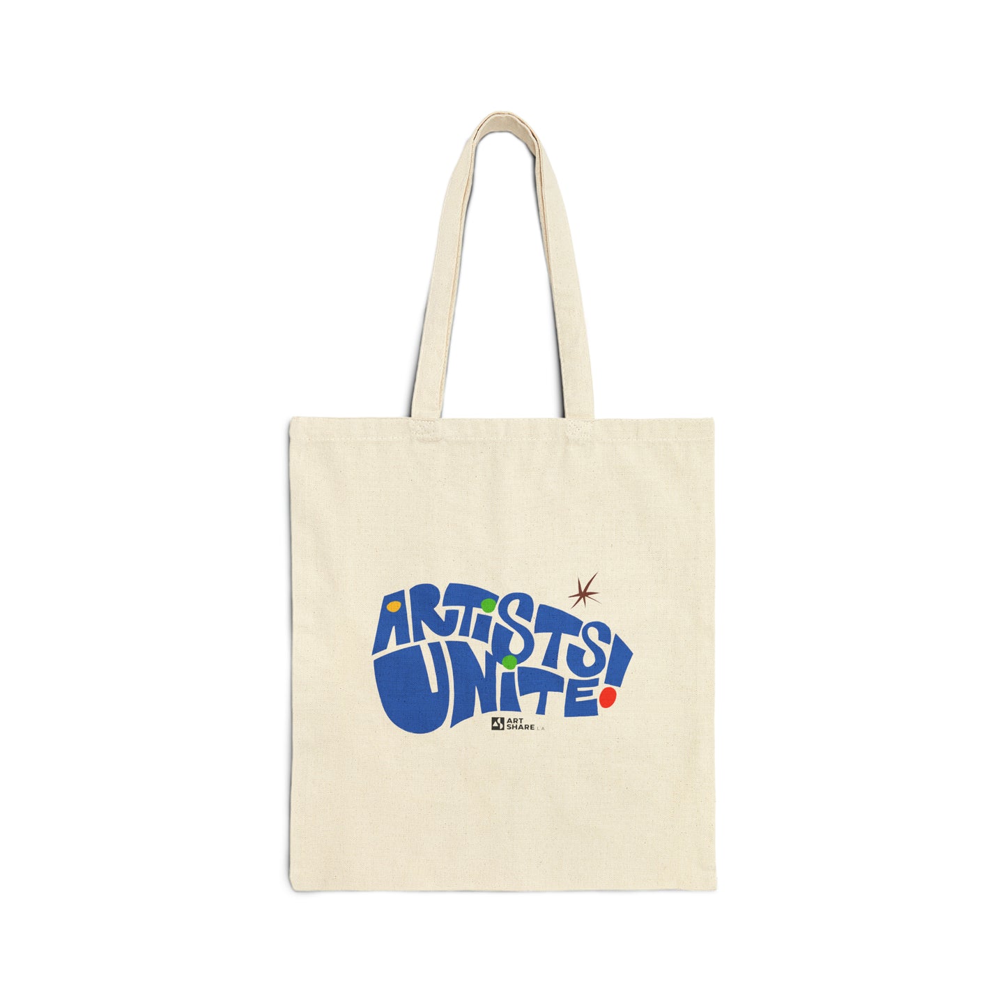 ARTISTS UNITE! Cotton Canvas Tote Bag