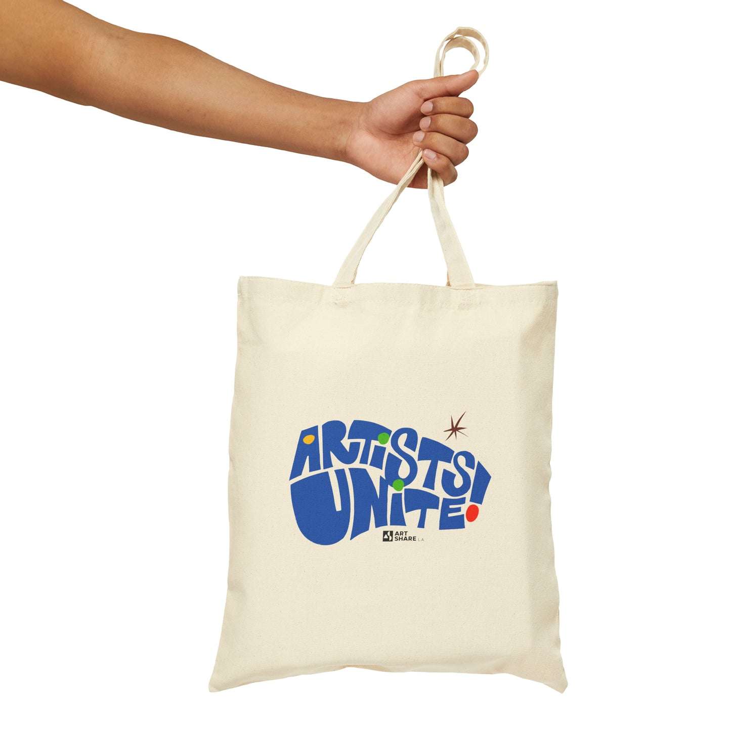ARTISTS UNITE! Cotton Canvas Tote Bag