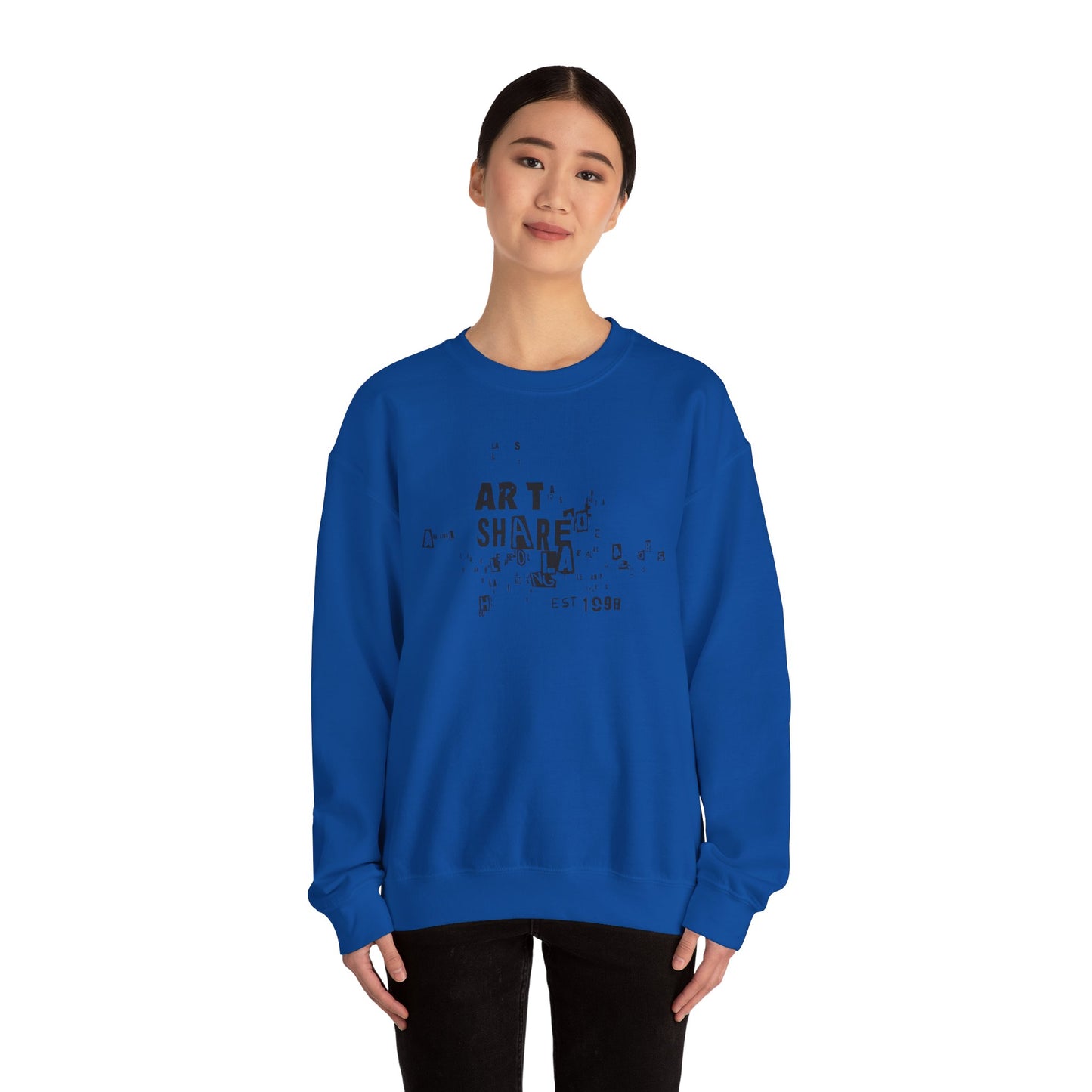 ART SHARE L.A. EST. 1998 Unisex Heavy Blend™ Crewneck Sweatshirt