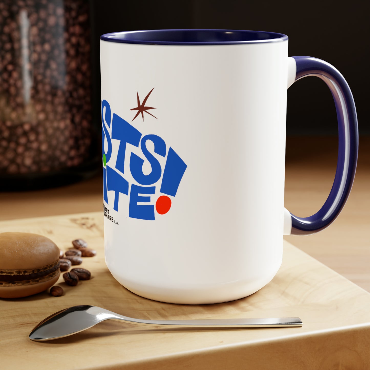 ARTISTS UNITE! Two-Tone Coffee Mugs, 15oz
