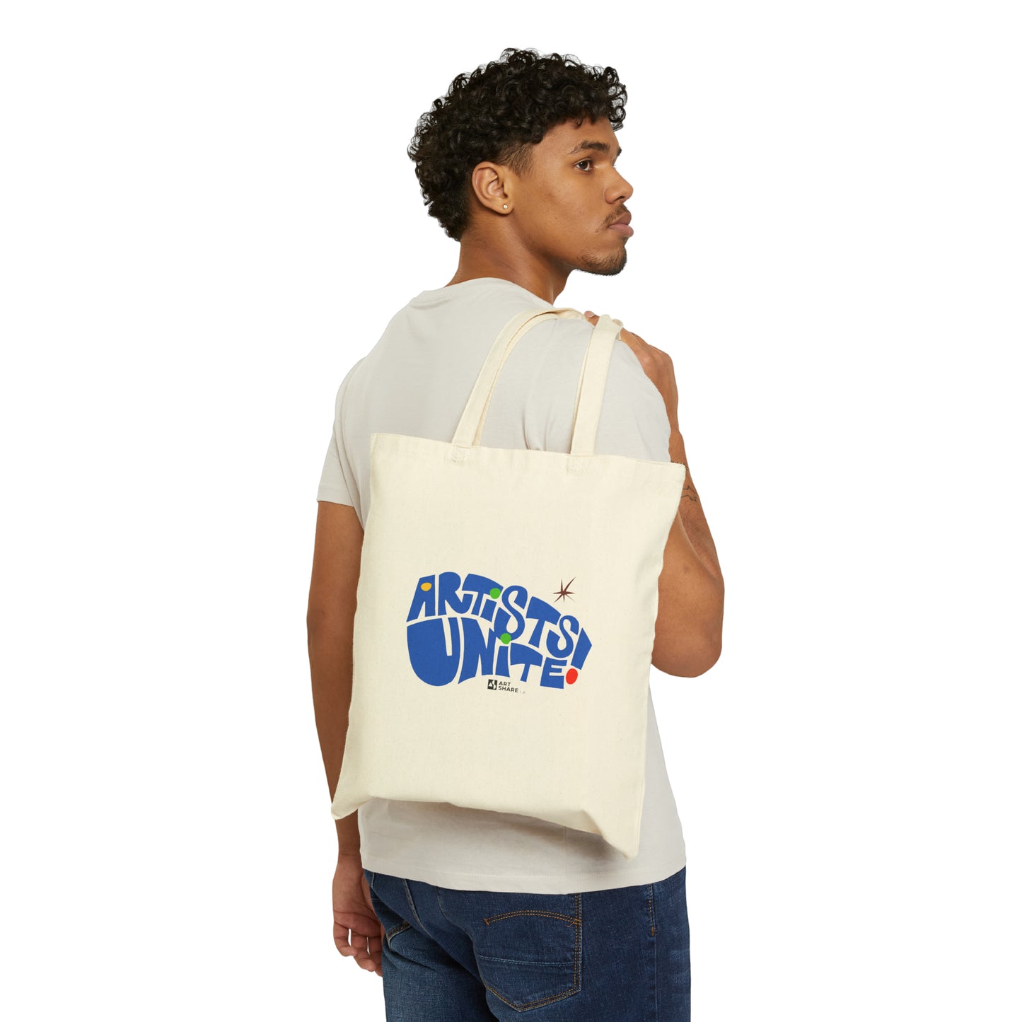 ARTISTS UNITE! Cotton Canvas Tote Bag