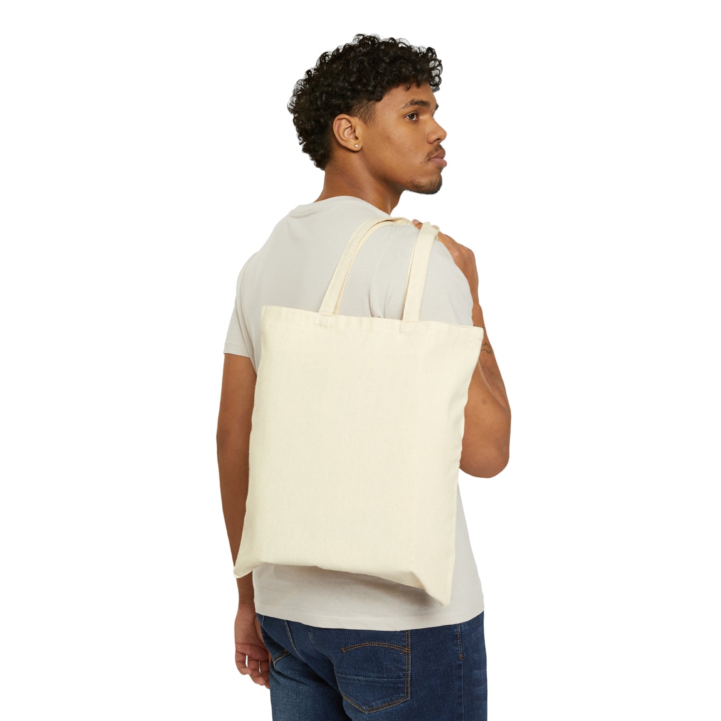 I LOVE ART SHARE Cotton Canvas Tote Bag