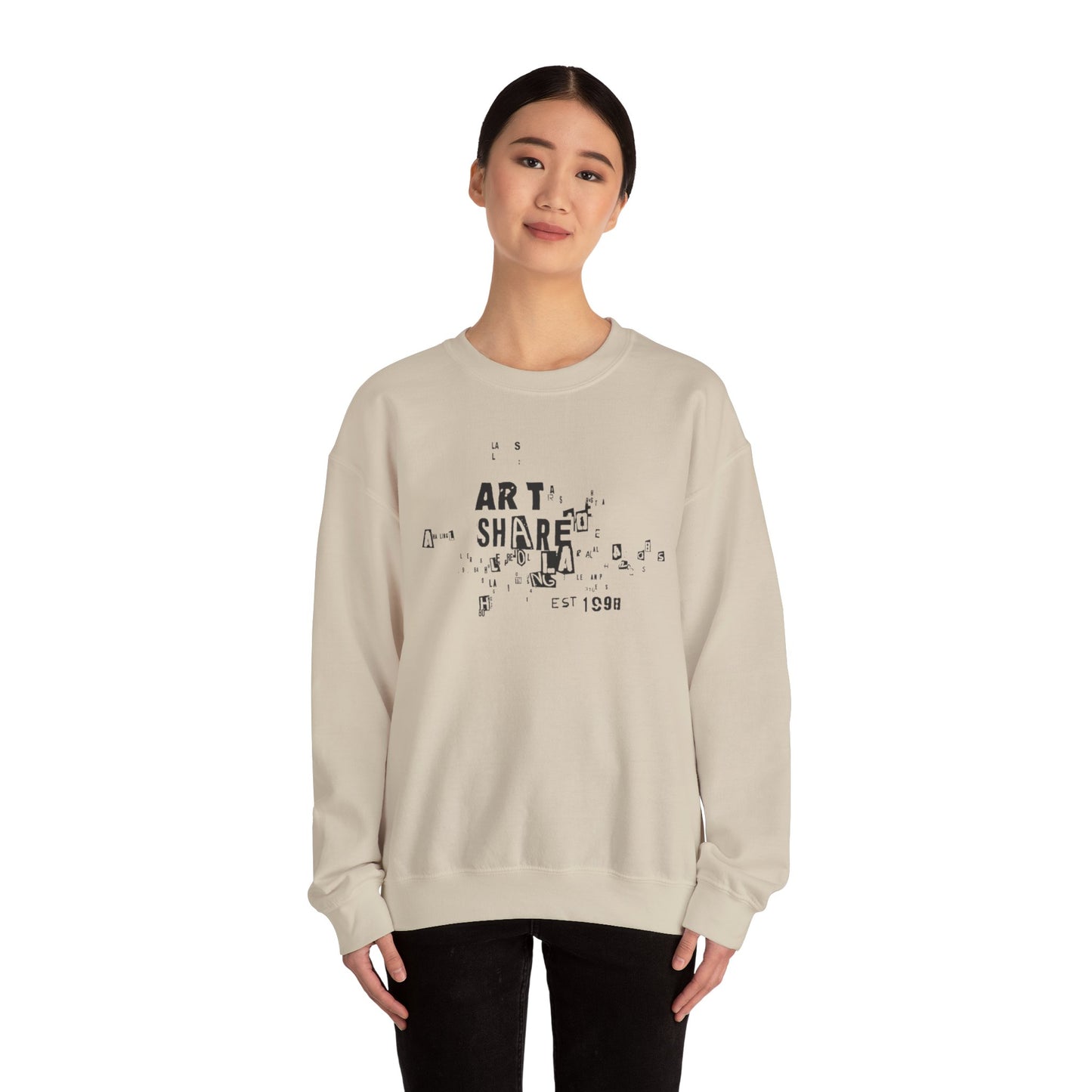 ART SHARE L.A. EST. 1998 Unisex Heavy Blend™ Crewneck Sweatshirt