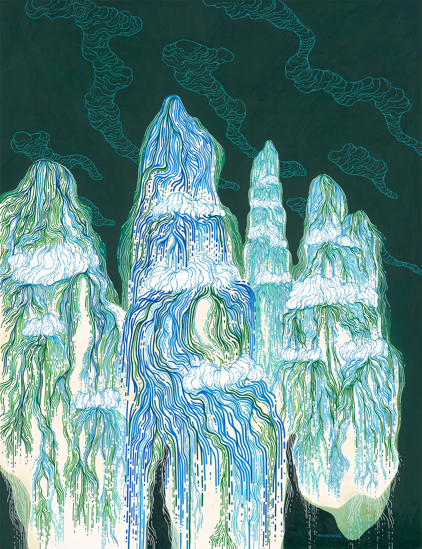 Sodden Sierras by Moti Tavassoli