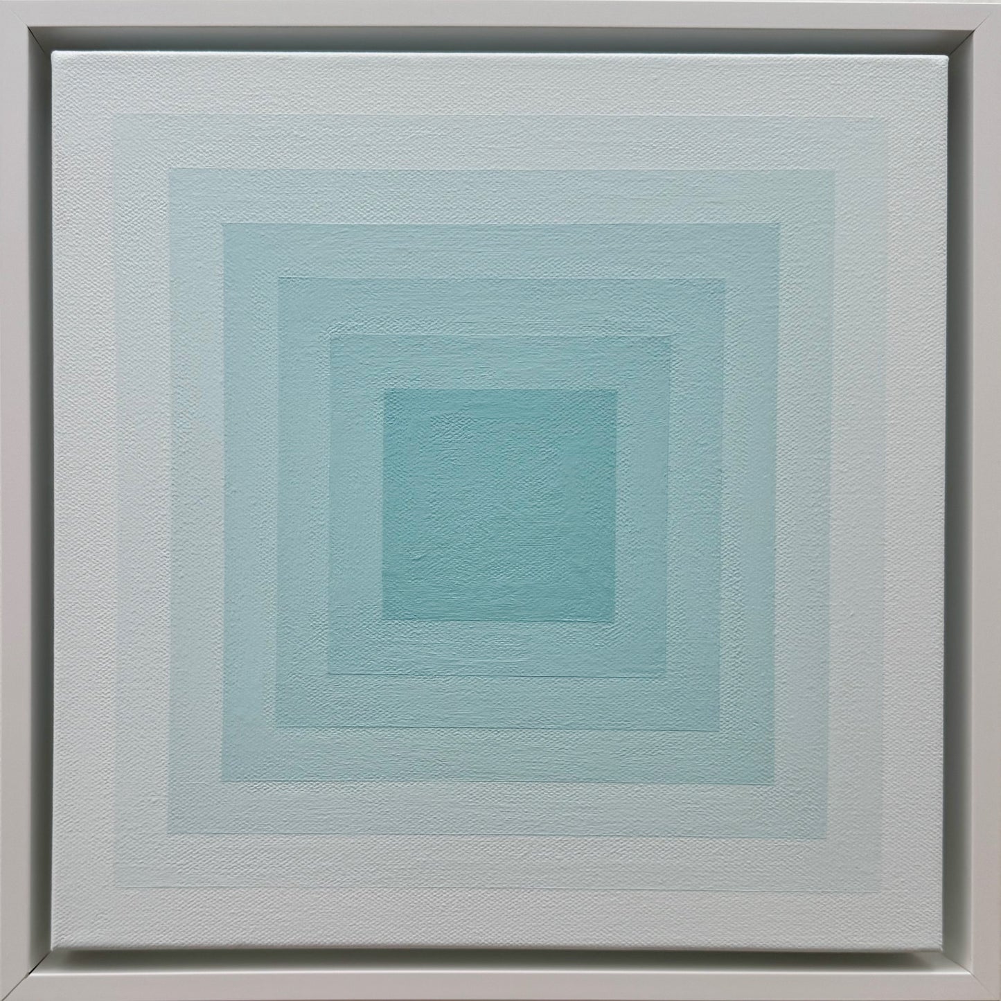 Teal square #14 by Ashley Ravidas