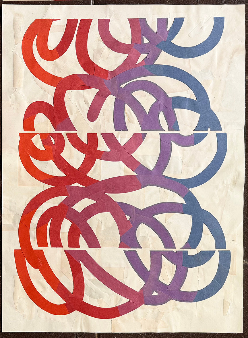 A Five Step Progression In Reds and Blues by Michael DeSutter