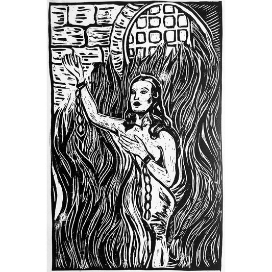 Anima Sola (Even in flames, we look up. We resist) by Diana Haro
