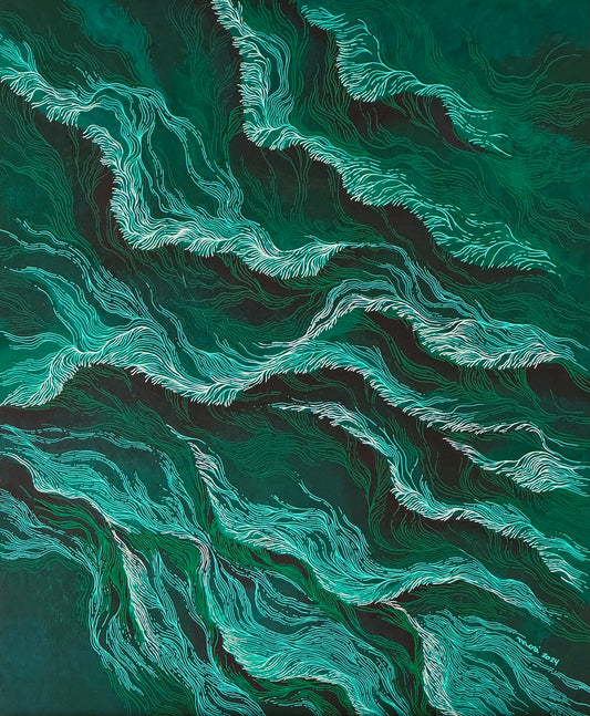 Emerald Eddy by Moti Tavassoli