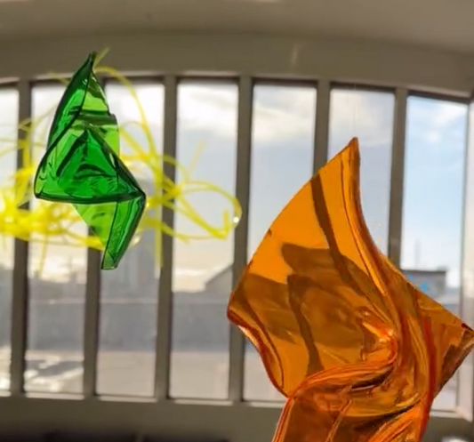 Untitled (set of 4 lucite chandler) by HEAVEN aka JUAN CARLOS MUÑOZ HERNANDEZ