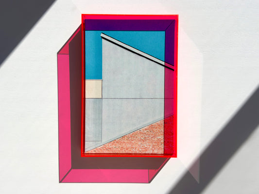 Urban Collage: Bricks and Concrete by Eddie Lin