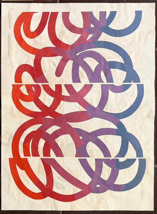 A Five Step Progression In Reds and Blues by Michael DeSutter